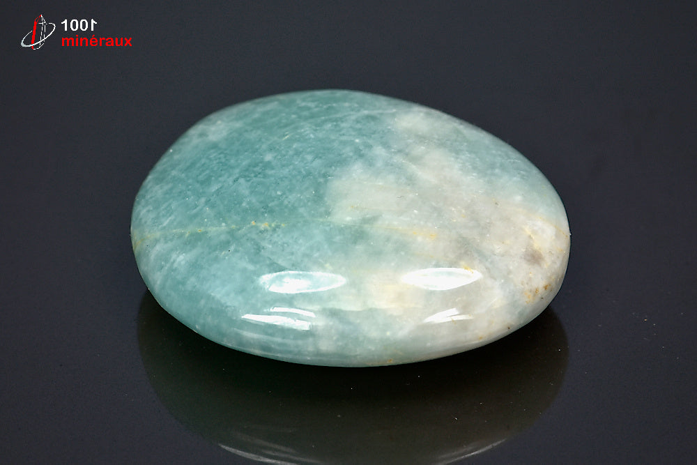 Minéral d'amazonite turquoise polie du Brésil