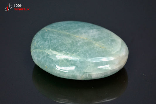 Minéral d'amazonite turquoise polie du Brésil