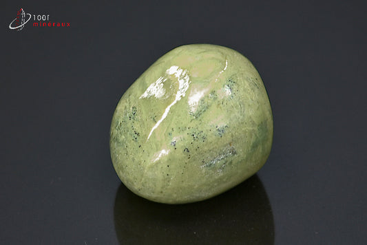 Minéral poli de serpentine verte du Pakistan