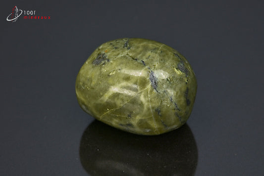 Minéral poli de serpentine verte du Pakistan