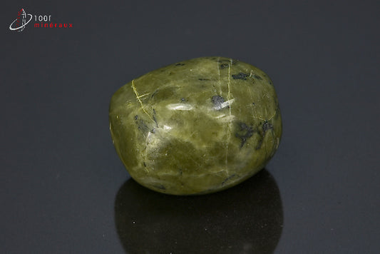 Minéral poli de serpentine verte du Pakistan