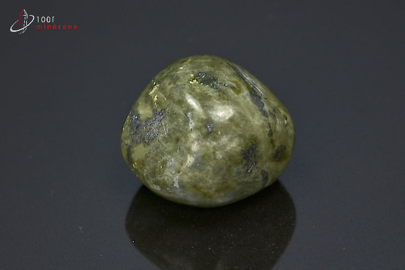 Minéral poli de serpentine verte du Pakistan