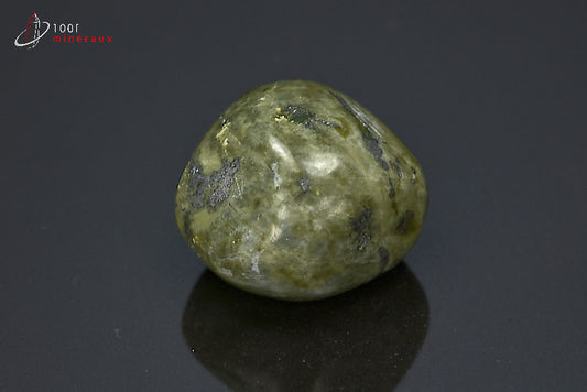 Minéral poli de serpentine verte du Pakistan