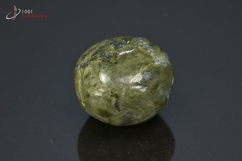 Minéral poli de serpentine verte du Pakistan