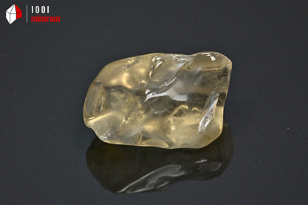 Minéral poli de citrine naturelle de Bolivie