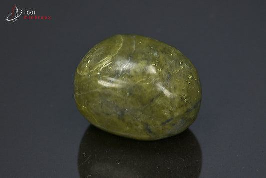 Minéral poli de serpentine verte du Pakistan