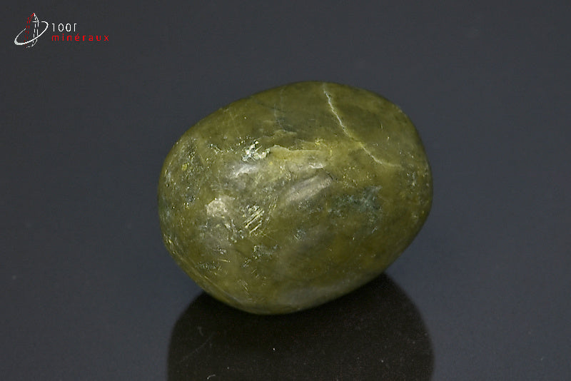 Minéral poli de serpentine verte du Pakistan