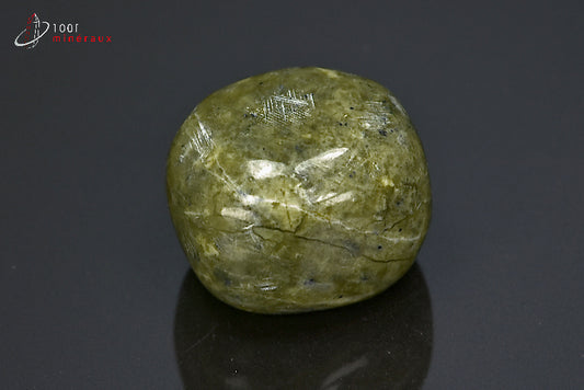 Minéral poli de serpentine verte du Pakistan