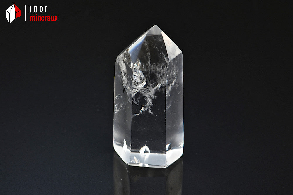 Minéral cristallisé de cristal de roche du Brésil