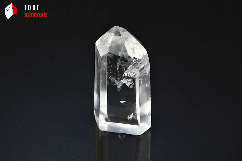 Minéral cristallisé de cristal de roche du Brésil