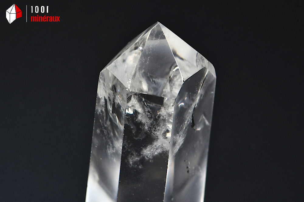 Minéral cristallisé de cristal de roche du Brésil