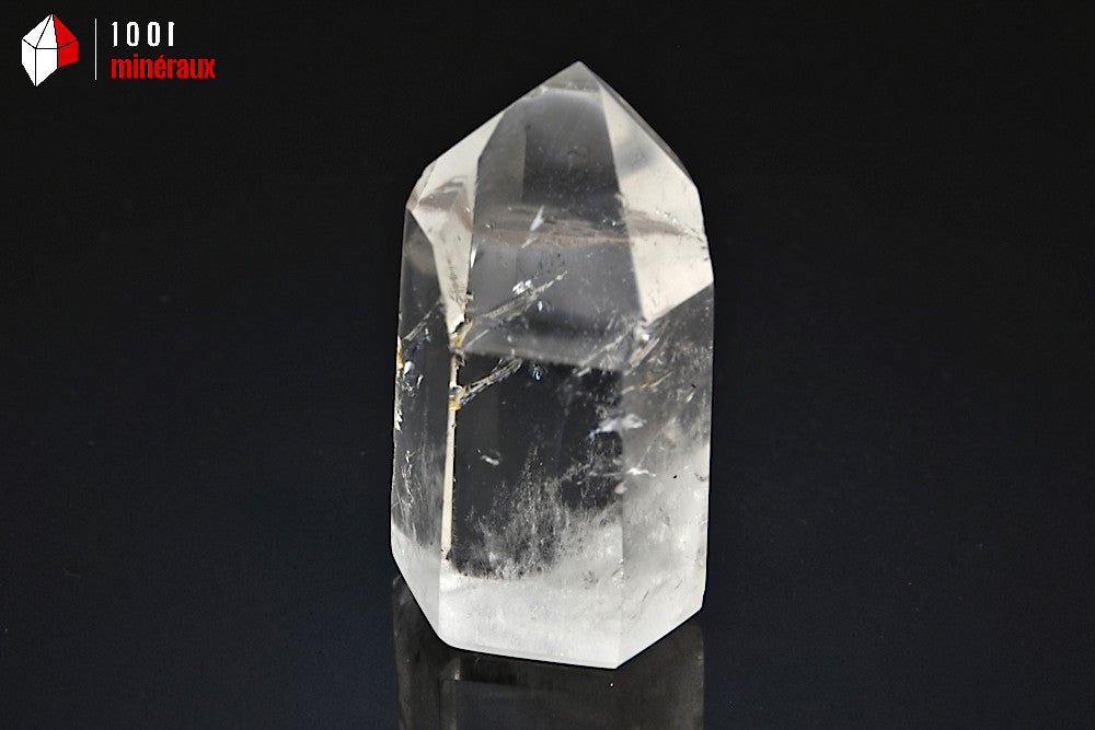 Minéral cristallisé de cristal de roche du Brésil