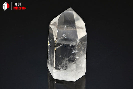 Minéral cristallisé de cristal de roche du Brésil