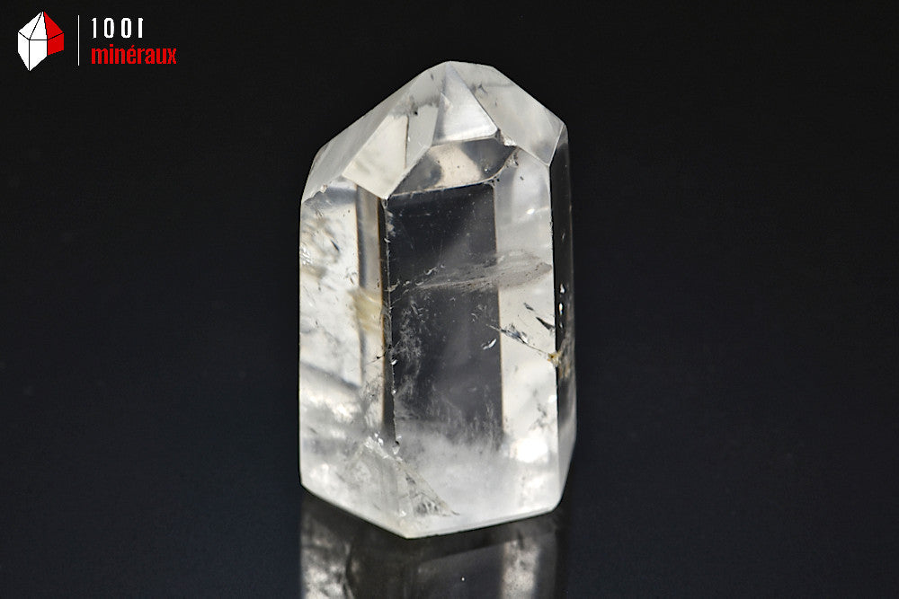 Minéral cristallisé de cristal de roche du Brésil