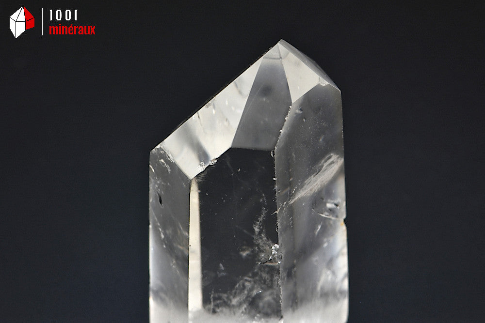 Minéral cristallisé de cristal de roche du Brésil