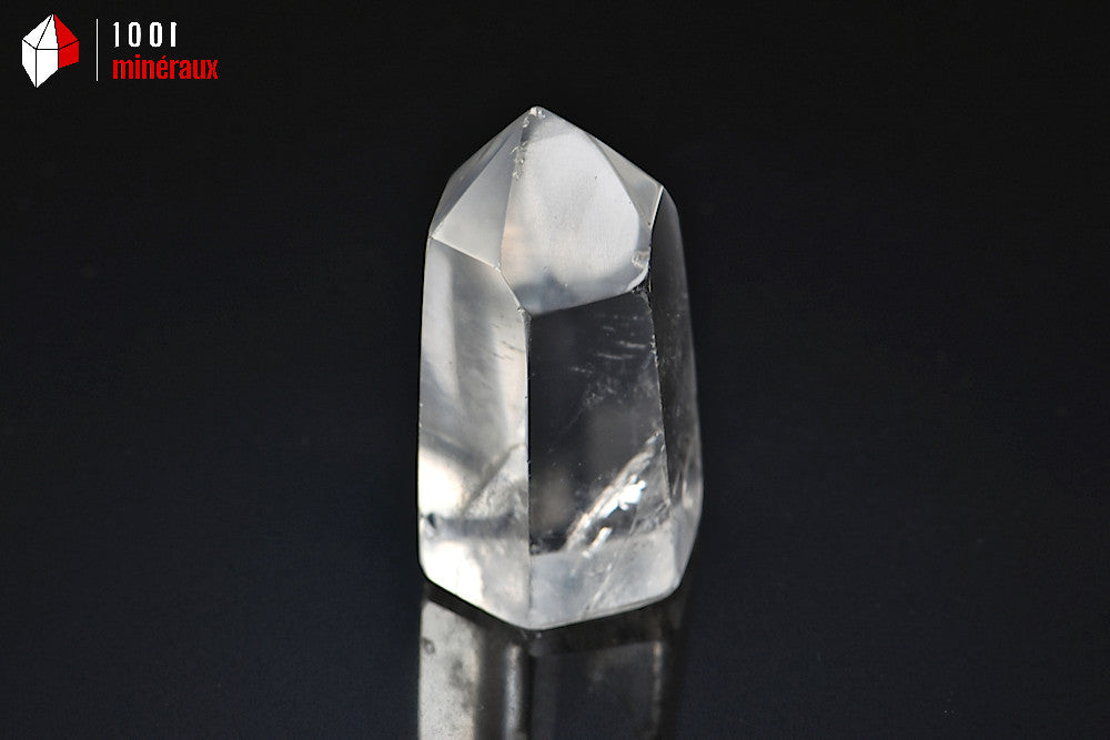 Minéral cristallisé de cristal de roche du Brésil