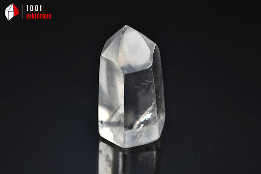 Minéral cristallisé de cristal de roche du Brésil