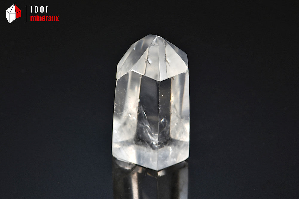 Minéral cristallisé de cristal de roche du Brésil