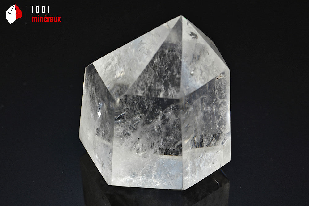 Minéral cristallisé de cristal de roche du Brésil