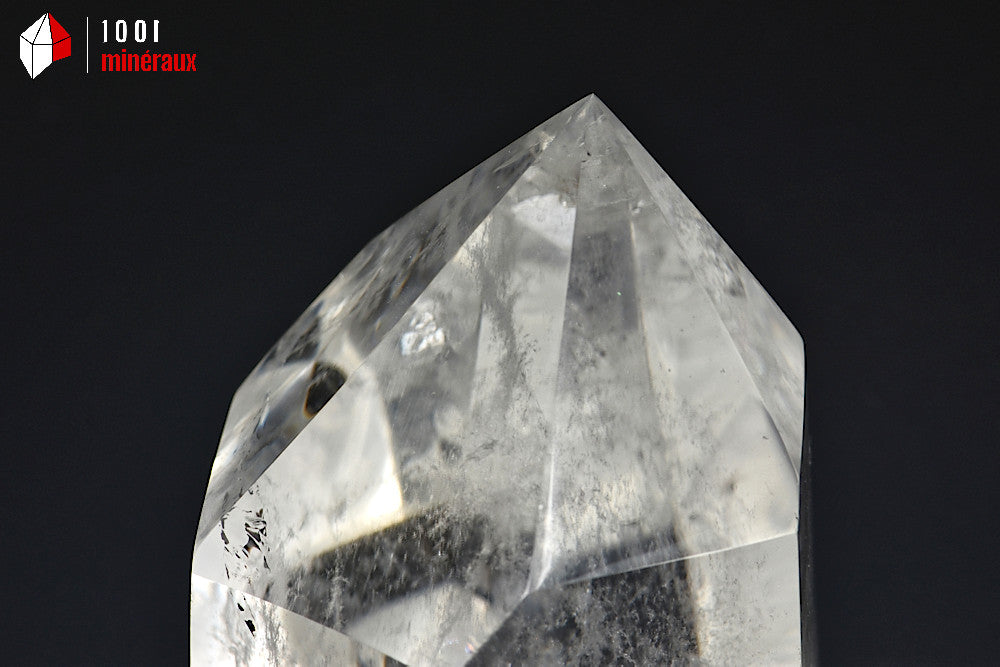 Minéral cristallisé de cristal de roche du Brésil