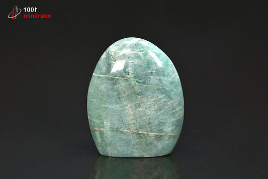 Minéral d'amazonite turquoise polie du Brésil