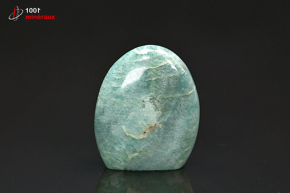 Minéral d'amazonite turquoise polie du Brésil