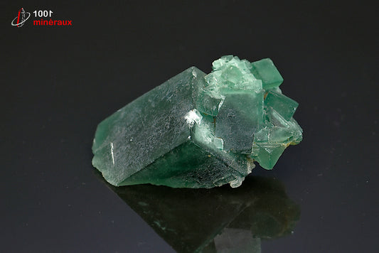 Minéral cristallisé de fluorine verte de Madagascar