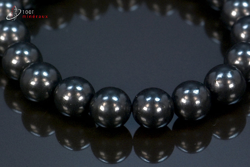 Bracelet en perles de shungite