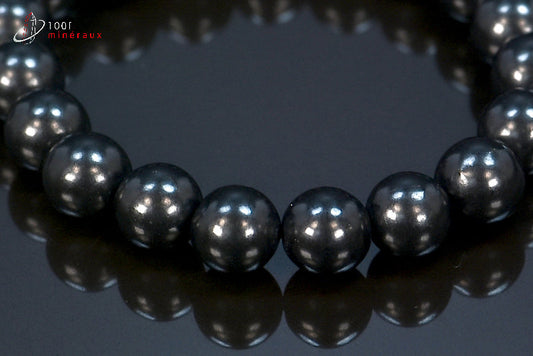 Bracelet en perles de shungite
