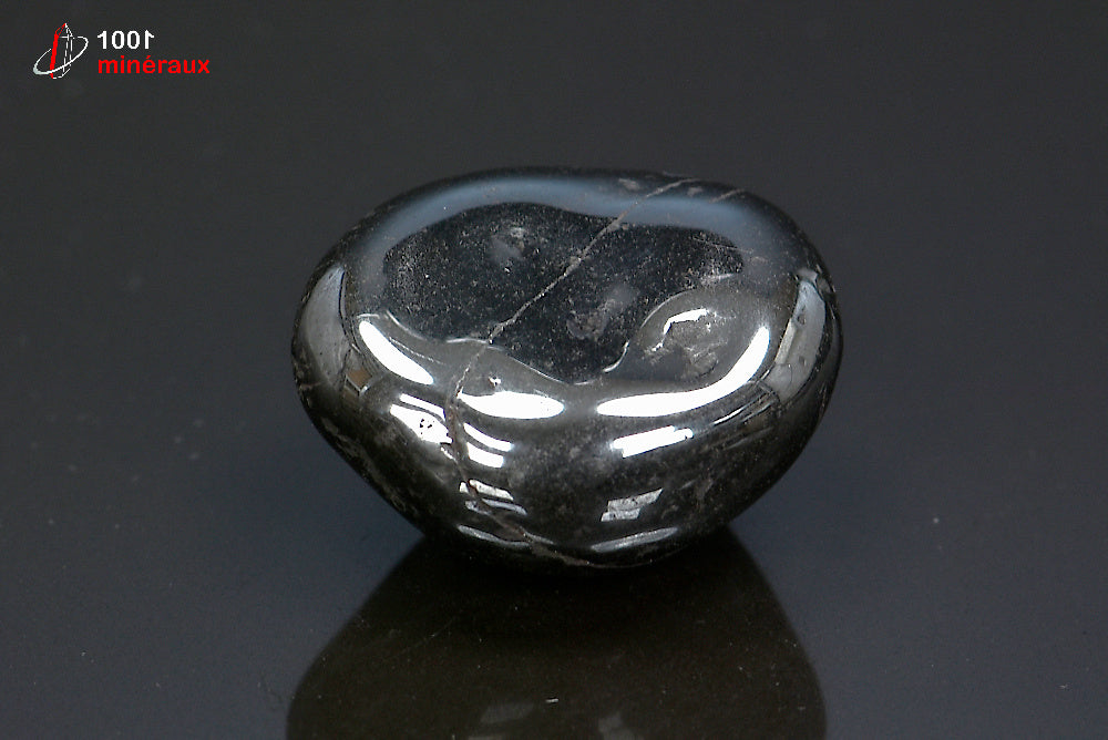Minéral poli d'hématite du Brésil