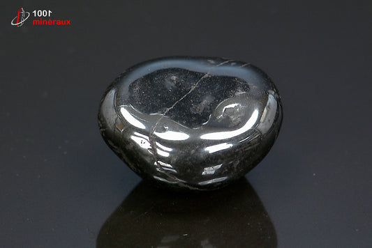 Minéral poli d'hématite du Brésil