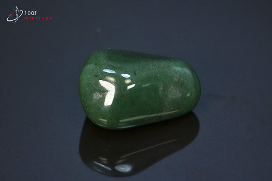 Minéral d'aventurine polie verte du Brésil
