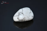 Howlite polie - Zimbabwe - pierres polies 3,2 cm / 21g / BK666 - Vignette | 1001 minéraux