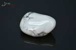 Howlite polie - Zimbabwe - pierres polies 3,2 cm / 21g / BK666 - Vignette | 1001 minéraux