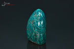 Apatite bleue forme libre polie - Madagascar - minéraux polis 7,9 cm / 370g / BK784 - Vignette | 1001 minéraux