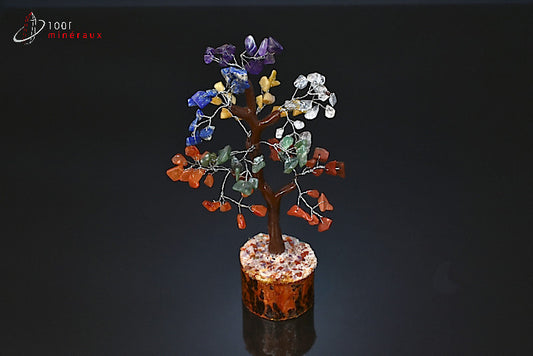 Arbre de vie en pierres variées