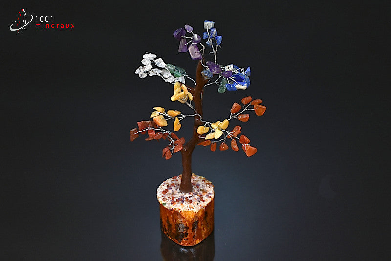 Arbre de vie en pierres variées