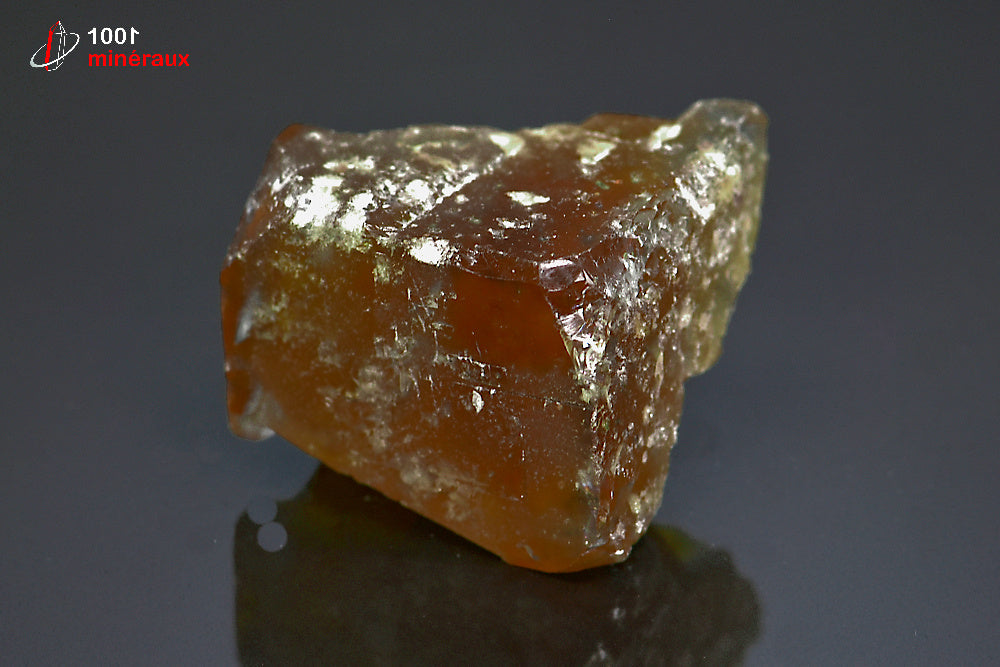 Minéral cristallisé de fluorine bleue et jaune de France