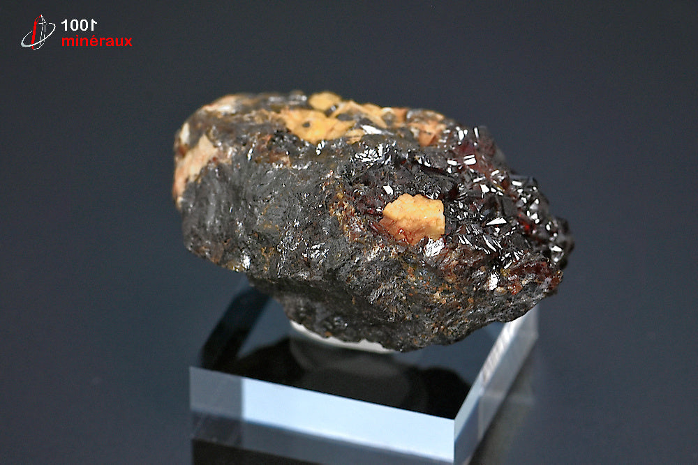 Minéral cristallisé de blende ou sphalérite des États-Unis