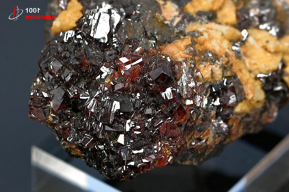 Minéral cristallisé de blende ou sphalérite des États-Unis