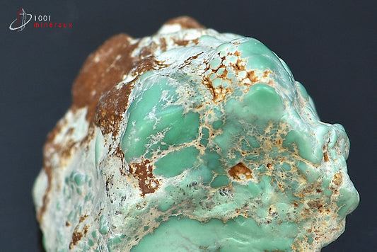 Minéral cristallisé de variscite bleu-vert d'Espagne