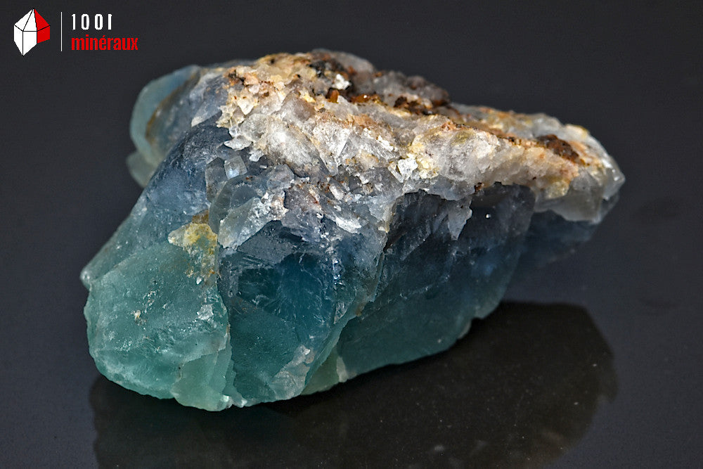 Fluorine bleu-vert cristallisée d'Allemagne