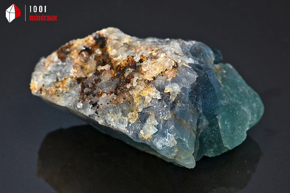 Fluorine bleu-vert cristallisée d'Allemagne