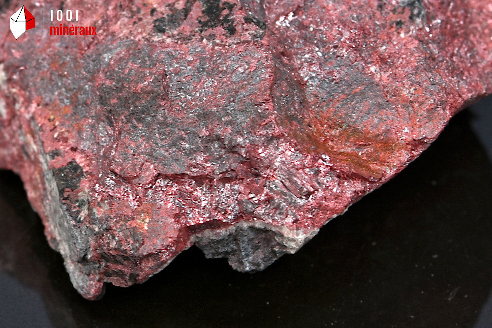 Minéral brut de Cinabre d'Espagne