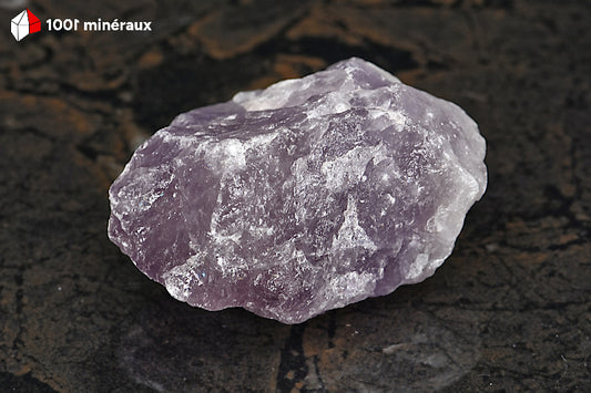 Quartz-Améthyste brut de Bolivie - Vue d'ensemble 6,3 x 3,9 x 3,5 cm - BL102
