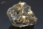 Blende (ou Sphalérite), Calcite, Quartz et Pyrite - Pérou- minéraux à cristaux 6,9 cm / 284g / BL11 - Vignette | 1001 minéraux