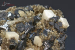 Blende (ou Sphalérite), Calcite, Quartz et Pyrite - Pérou- minéraux à cristaux 6,9 cm / 284g / BL11 - Vignette | 1001 minéraux