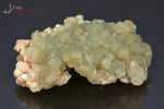 Prehnite cristallisée - Maroc - minéraux à cristaux 8,5 cm / 123g / BL15 - Vignette | 1001 minéraux