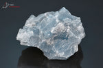 Calcite bleue brute du Mexique - 5,2 cm - 89 g / BL173 - Vignette | 1001 minéraux