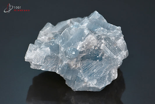 Minéral brut de calcite bleue du Mexique